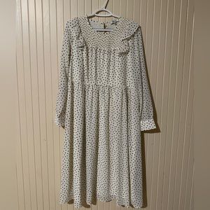 Madewell polka dot dress